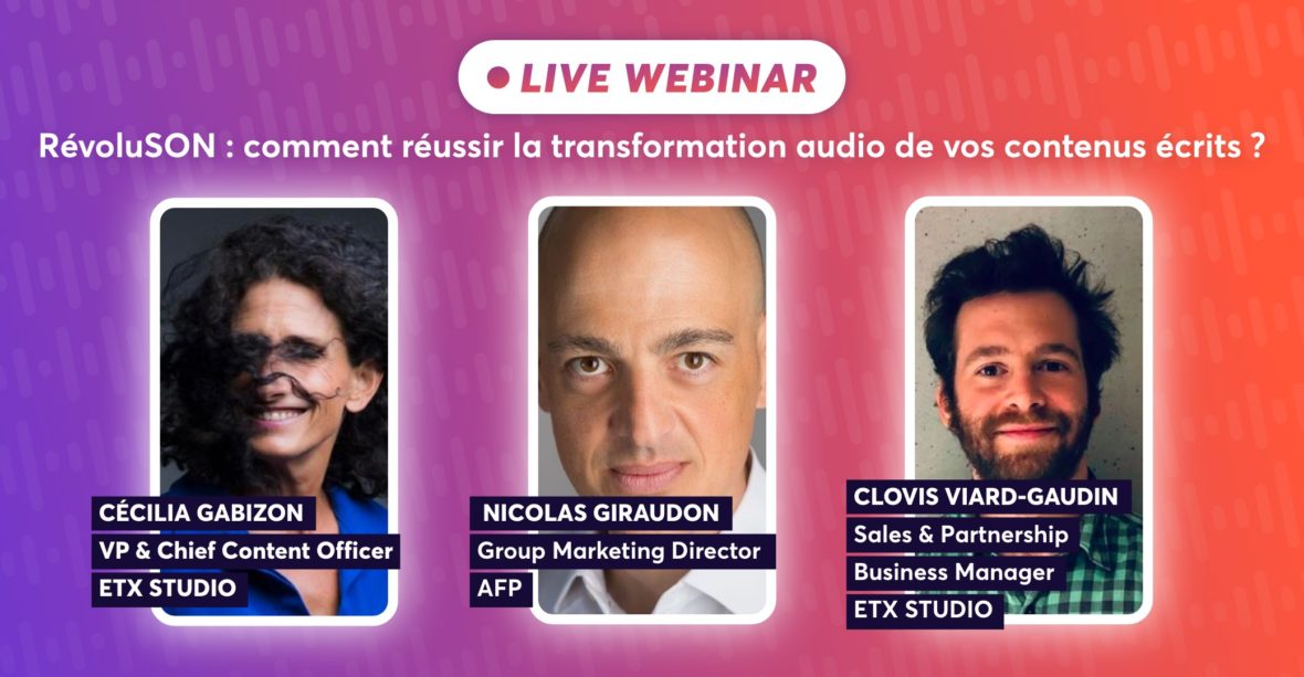 RévoluSON : Comment réussir la transformation audio de vos contenus écrits ?