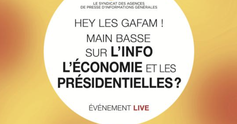 ETX Studio co-anime les tables rondes « Hey les GAFAM ! Main basse sur les agences, les médias et les présidentielles ? »